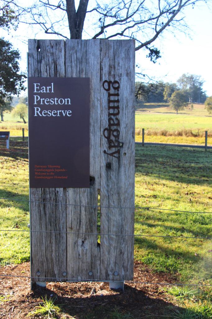 wooden signage
