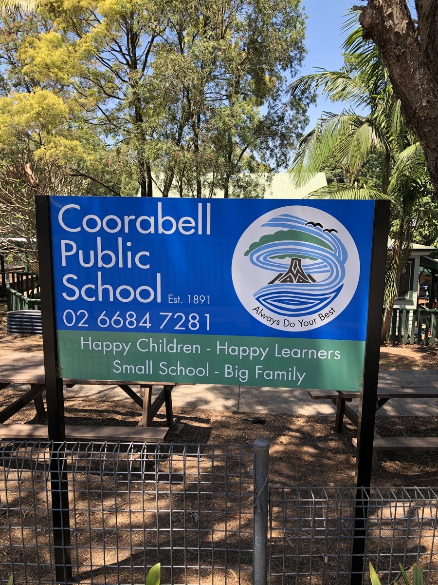 entrance sign.a
