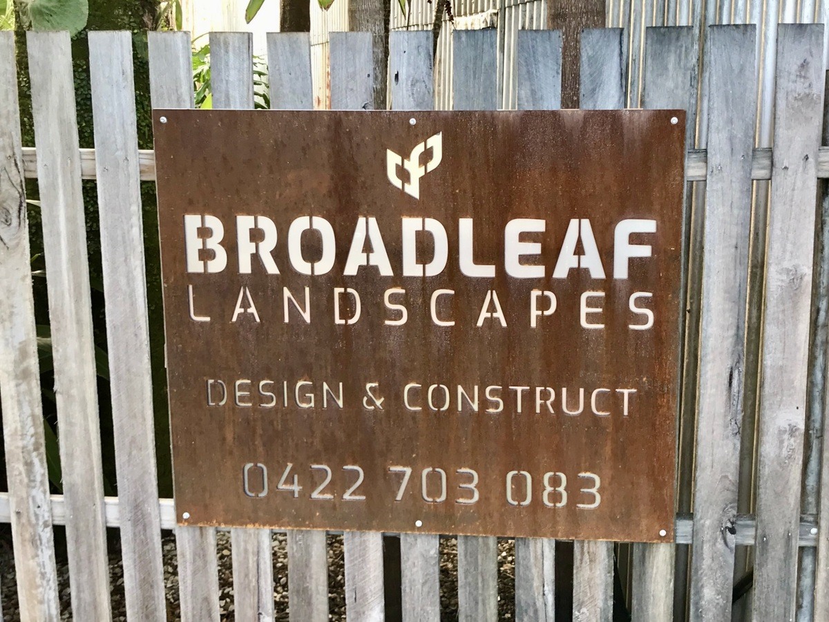 broadleaf coreten sign
